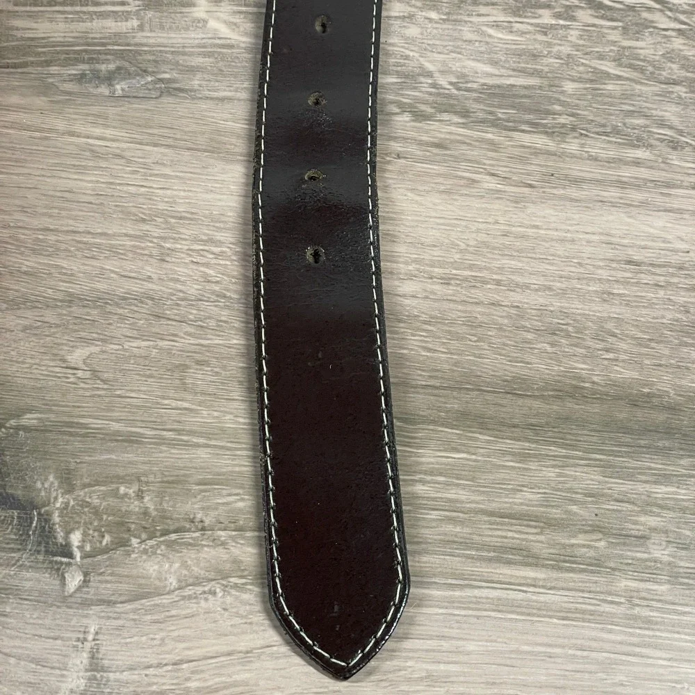 Timberland Mens Brown Leather Belt Size 42